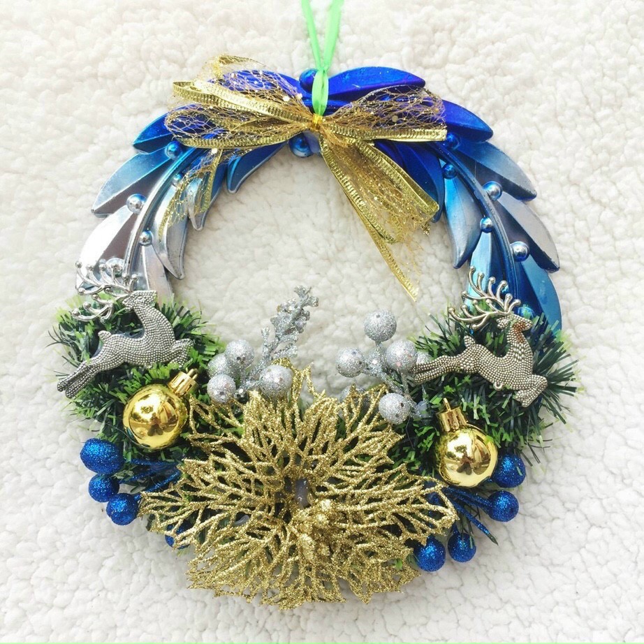 Vòng nguyệt quế Noel hàng cao cấp
