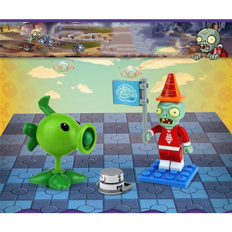 Bộ đồ chơi lắp ráp Plants vs Zombies Egg
