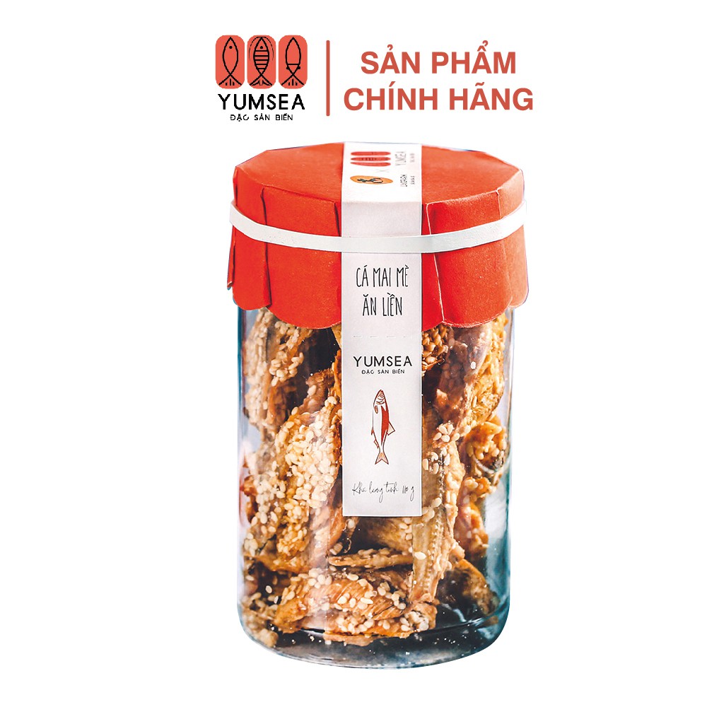 Cá mai mè ăn liền, hũ 110g, mẫu tobita, YUMSEA - Đặc Sản Biển