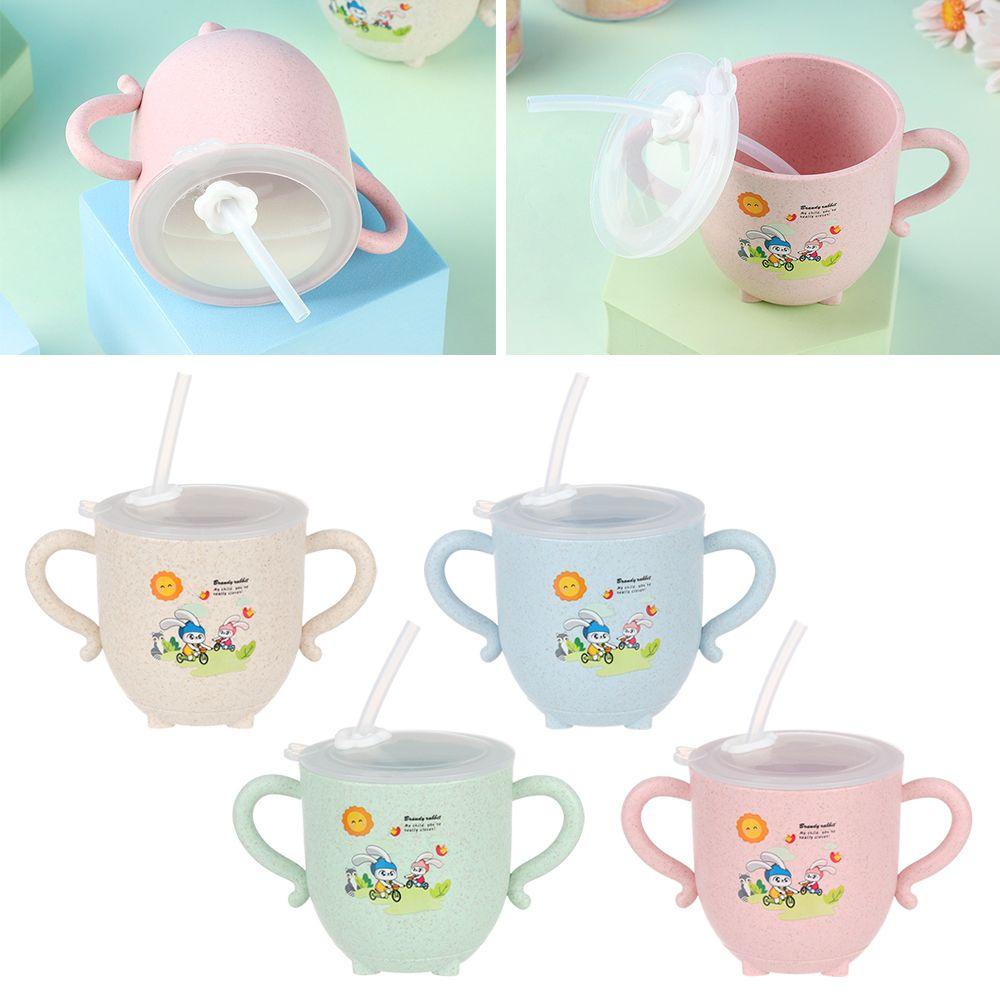 Bình Uống Nước Có Ống Hút Chống Rơi Cho Bé