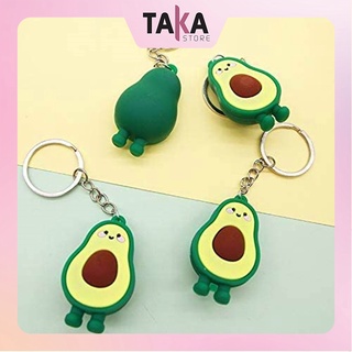 Móc khóa trái bơ dễ thương bán chạy cao cấp MK16