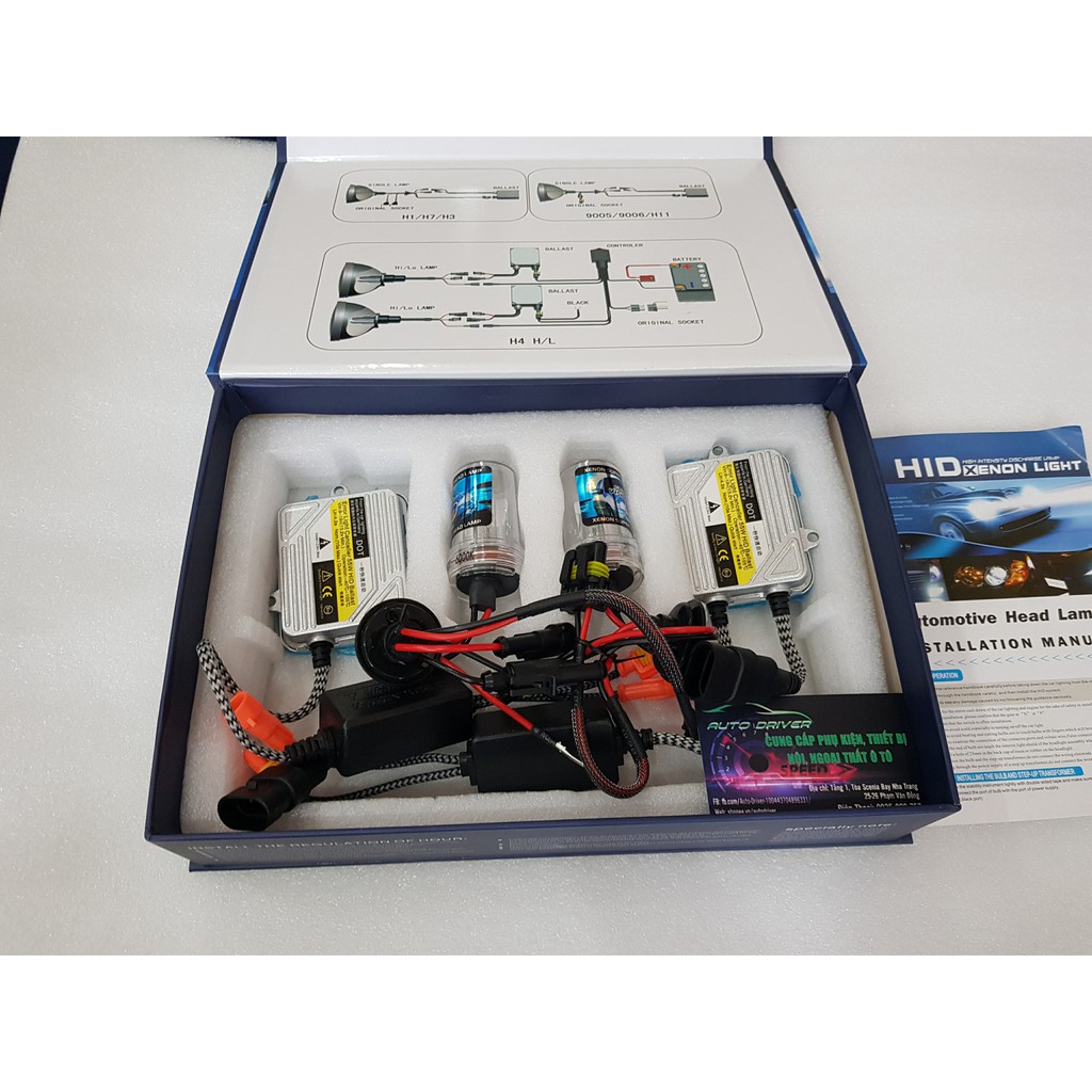 Bộ bóng Đèn pha H11 HID Xenon Ballast 55W+ Light Xenon