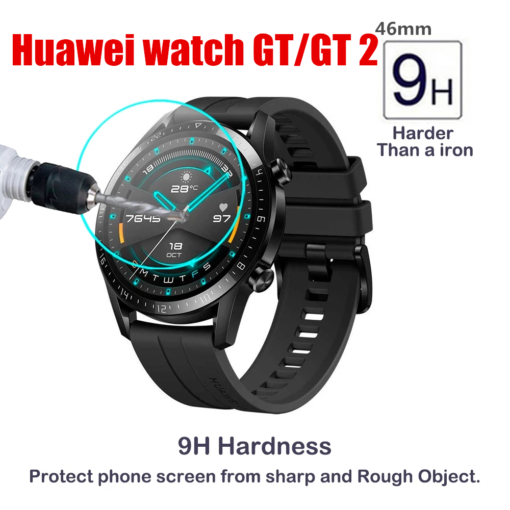 Kính Cường Lực Bảo Vệ Màn Hình Cho Đồng Hồ Huawei Gt 1 / Gt 2 46mm / Watch Gt2 Pro / Gt 2e