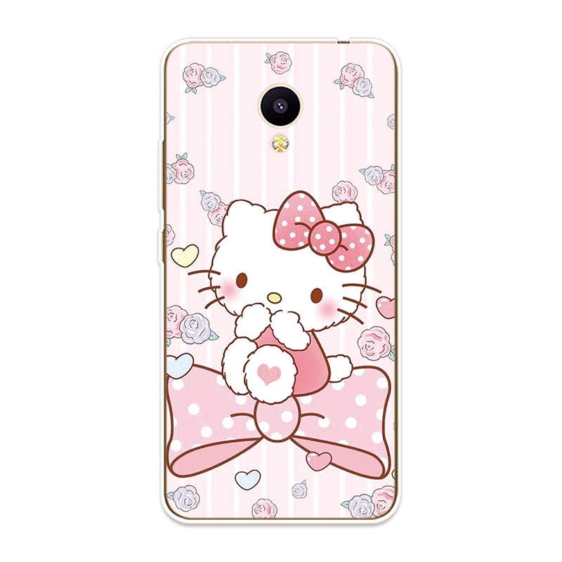 Ốp lưng TPU mềm Meizu M5C M5S M6S M6T U10 U20 Hello Kitty hoa văn