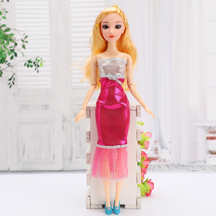 Trang phục áo đầm váy nhỏ nhiều kiểu dáng màu sắc cho búp bê BKD 30cm