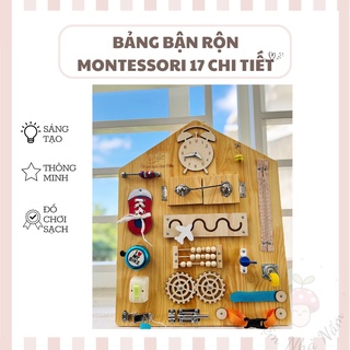 Bảng bận rộn Montessori Busy Board 17 chi tiết