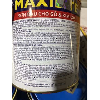Sơn MAXILITE  dùng cho gỗ và sắt 800ml