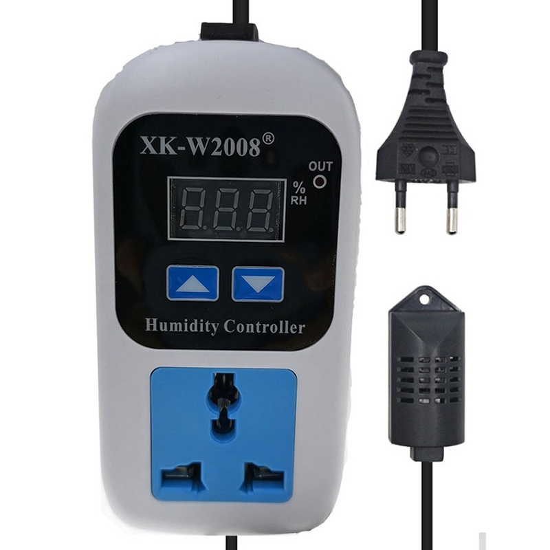 Công Tắc Điều Khiển Độ Ẩm Kỹ Thuật Số XK-W2008 0% - 99% RH Nhập Khẩu Châu Âu