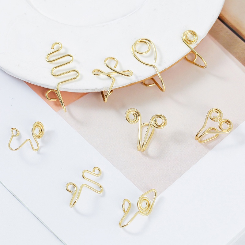 Set 9 Khuyên Mũi Giả Thời Trang Cho Nữ