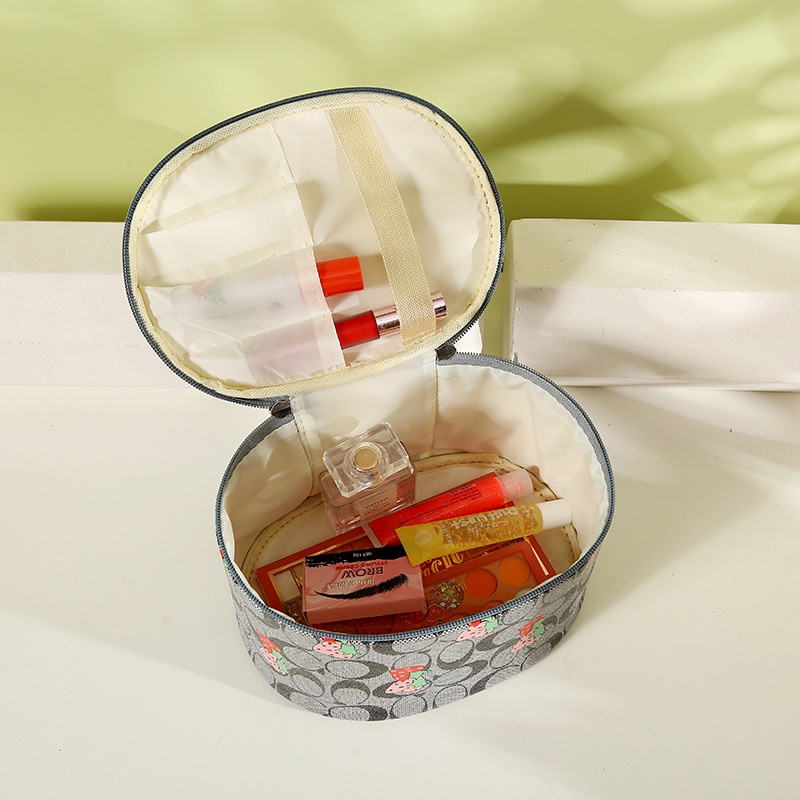Túi Đựng Mỹ Phẩm Cỡ Lớn In Họa Tiết Thời Trang Tiện Dụng Mang Theo Du Lịch