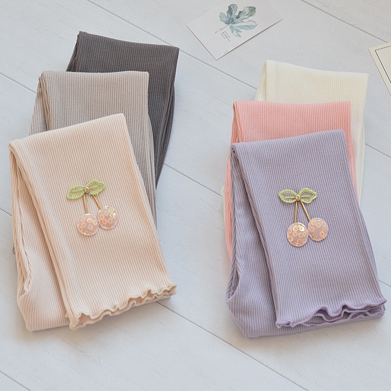 Quần cotton Mỏng Thoải Mái Thời Trang Mùa Thu Cho Bé Gái 1-4 Tuổi