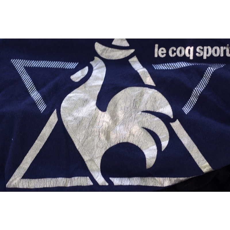 Áo thun ngắn tay Le coq sportif màu xanh đen size L