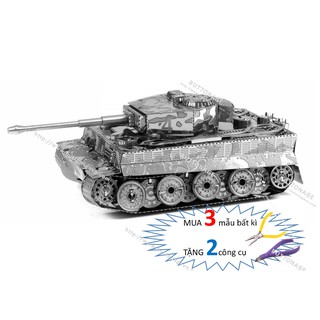 Mô Hình Lắp Ghép kim Loại 3D Xe Tăng Tiger 1 - Đức