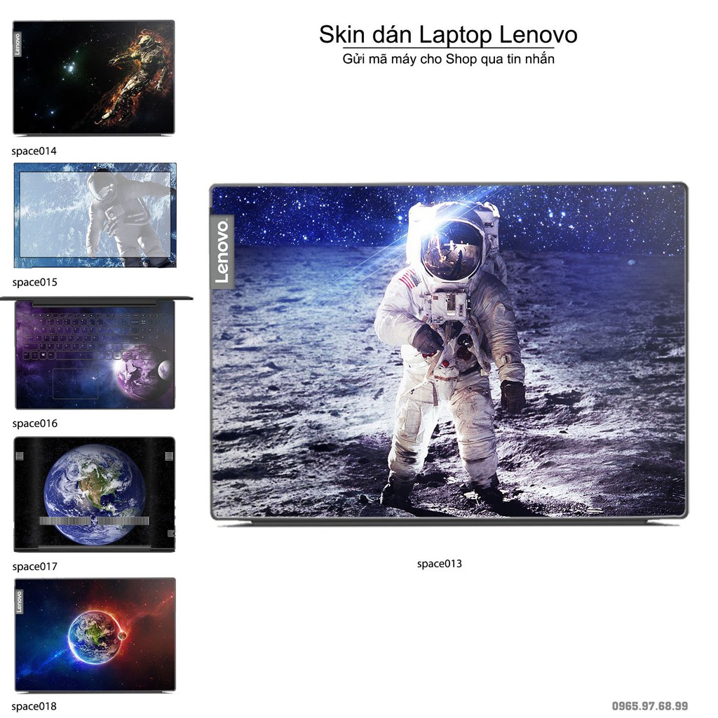 Skin dán Laptop Lenovo in hình không gian _nhiều mẫu 3 (inbox mã máy cho Shop)