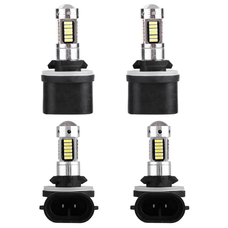 Cặp bóng đèn led 881/880 H27 6500k siêu sáng dùng làm đèn đi sương mù cho xe hơi