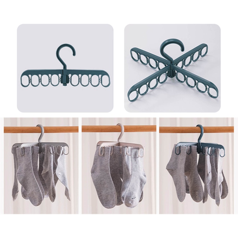 Set 5 Móc Treo Quần Áo Có Thể Gấp Gọn Tiện Lợi