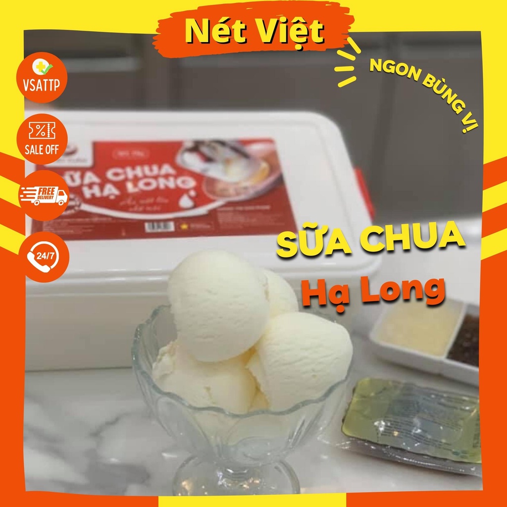 SỮA CHUA HẠ LONG VIỆT TUẤN HỘP 2KG, SỮA CHUA TRÂN CHÂU HẠ LONG