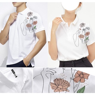 Áo Thun Polo Cặp Đôi Couple áo thun có cổ in 3D sắc nét ( Đặt Mua Polo Đôi Xin Chọn Số Lượng 2) -B&W POLO141