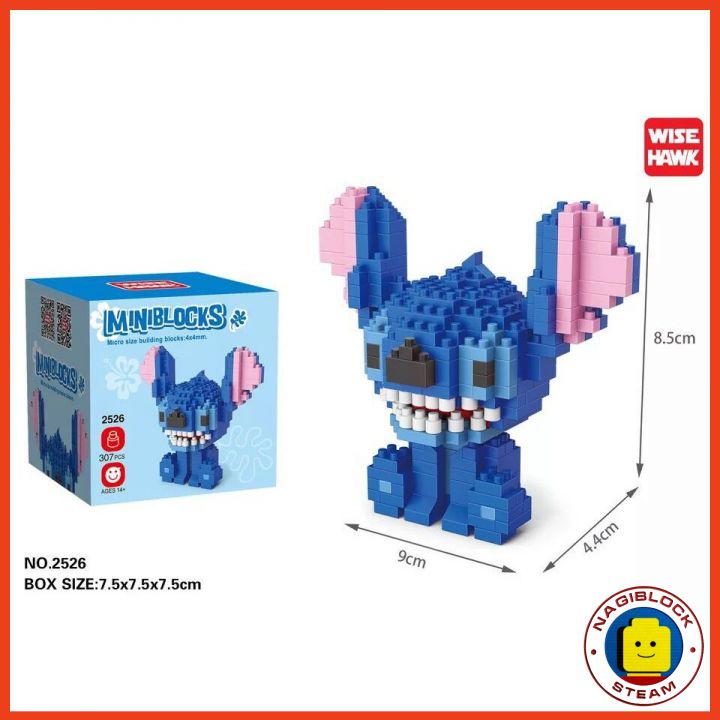 Đồ chơi lắp ráp mô hình nanoblock WISE 2526-2529