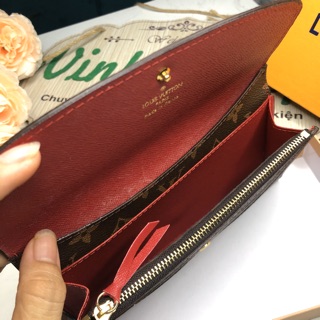 Ví nữ dài cúc màu lv fullbox