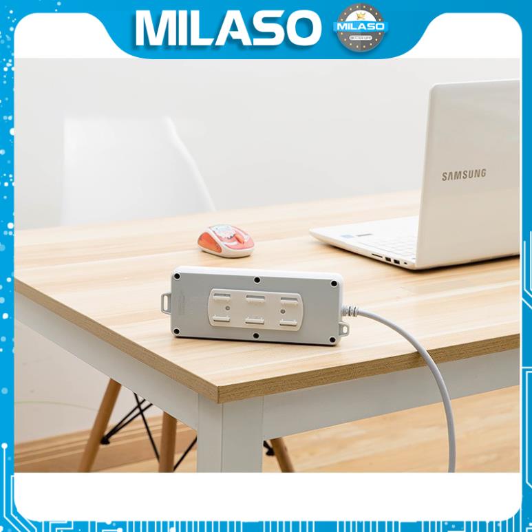 Miếng dán tường MILASO treo ổ điện, bộ phát wifi, hộp đựng giấy ăn, điều khiển đa năng tiện dụng HG-001182