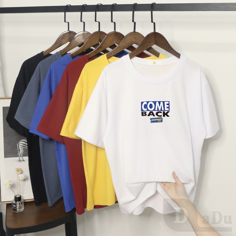Áo Thun Tay Ngắn Cổ Tròn Dáng Ôm In Họa Tiết Hoạt Hình Thời Trang Cho Cặp Đôi