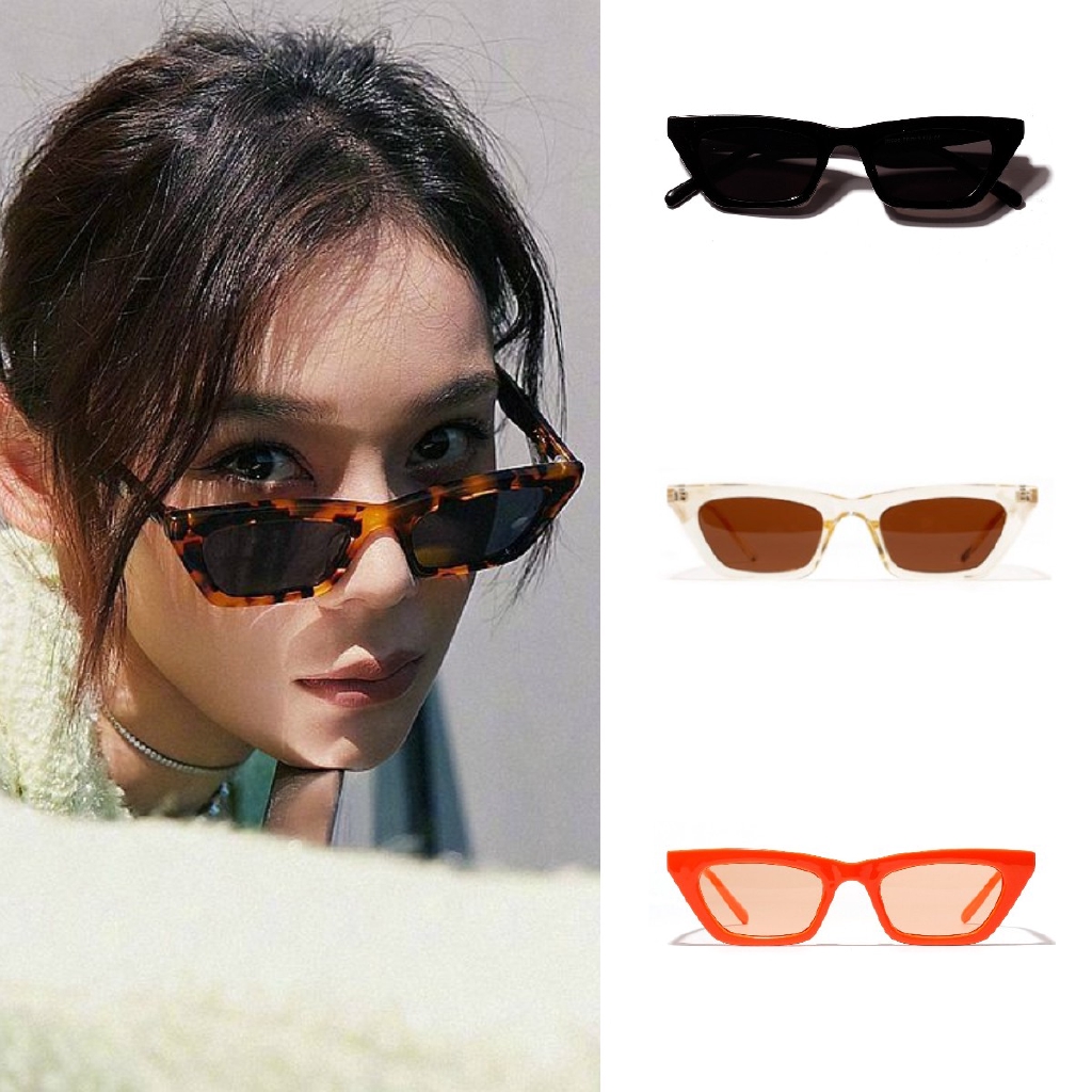 [Mã FAMAYFA giảm 10K đơn 50K] Kính mát gọng vuông nhỏ phong cách retro thời trang sang trọng