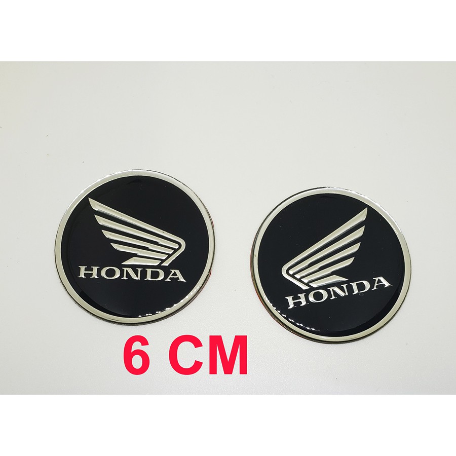 2 DECAL NHÔM LOGO CANH CHIM HONDA