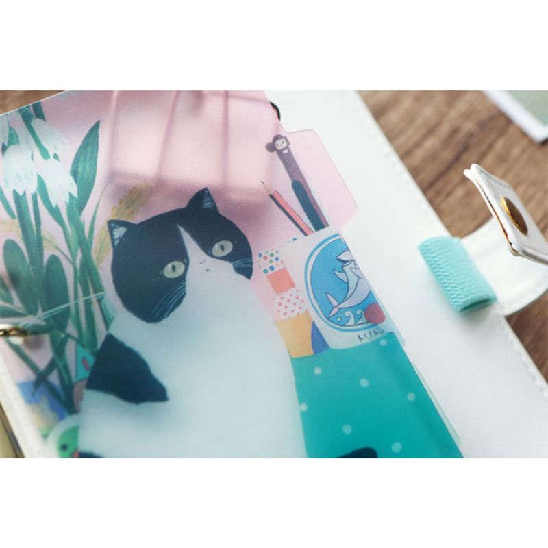 Set 5 Bìa Kẹp Giấy A5/A6 6 Vòng Tiện Lợi