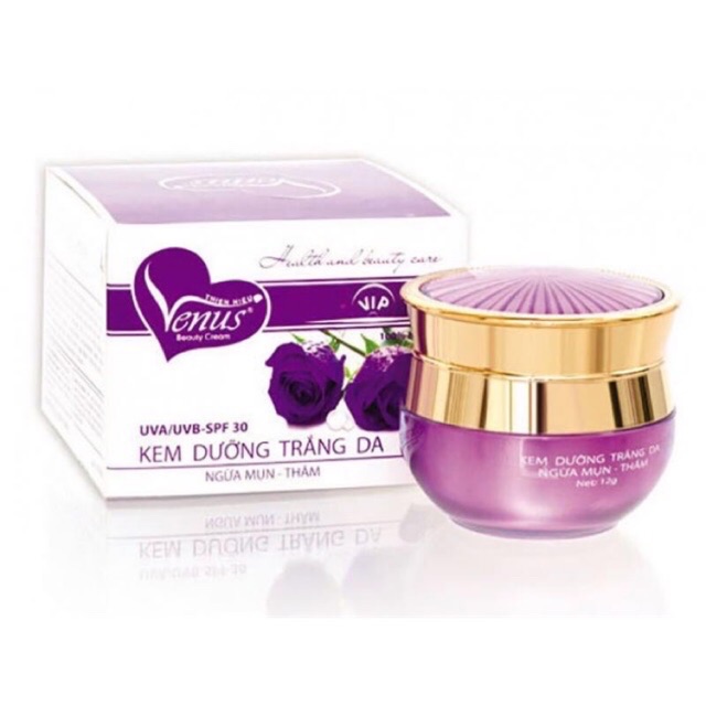 Kem Venus  hết mụn, dưỡng trắng da 12g