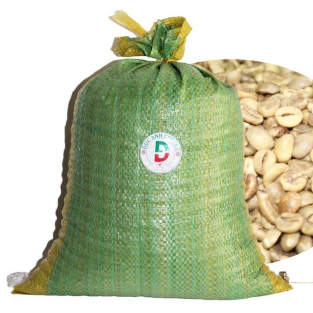 5kg Cà phê nhân sống chưa rang Robusta BMT- Hạt to đều chín nguyên chất