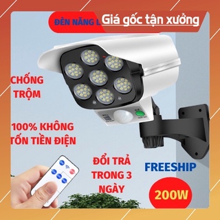 Đèn Năng Lượng Mặt Trời Mô Hình Camera Chống Trộm, Đèn Duy Thắng |TrungCuong