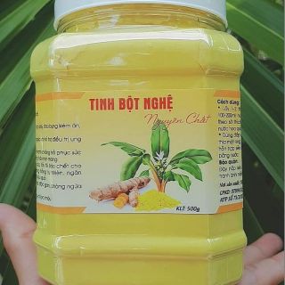 XẢ HÀNG TINH BỘT NGHỆ VÀNG NHÀ LÀM NGUYÊN CHẤT 100%