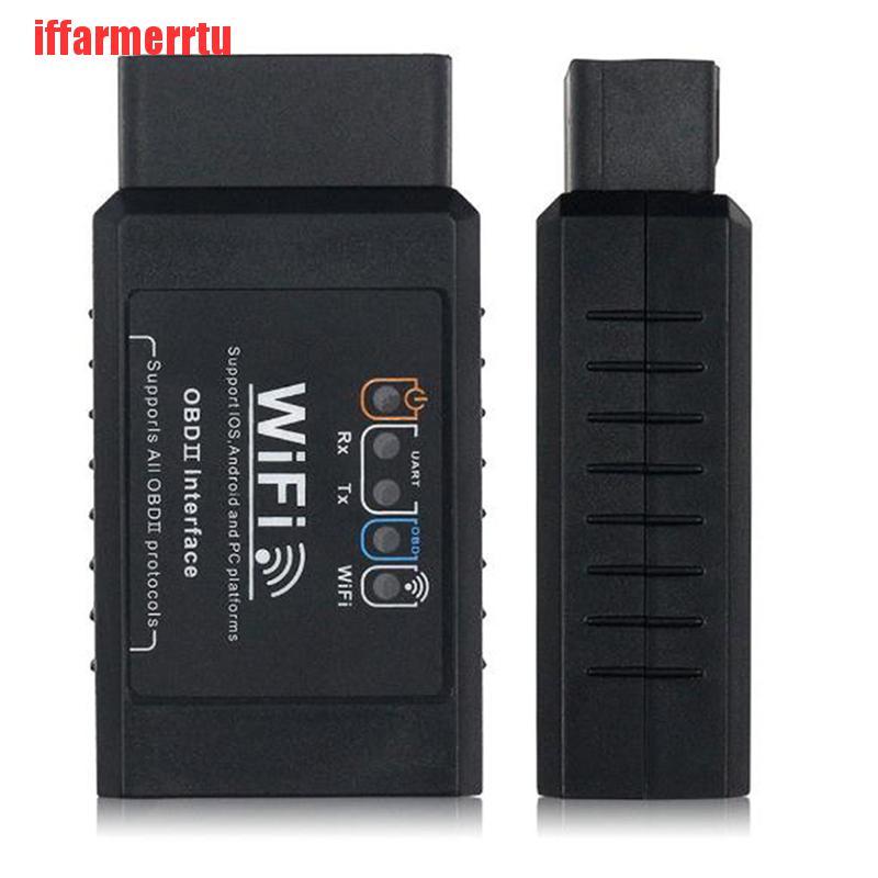 (Ifu-Code) Bộ Chẩn Đoán Lỗi Ô Tô Elm327 Wifi Obd Obdii Cho Ios Android