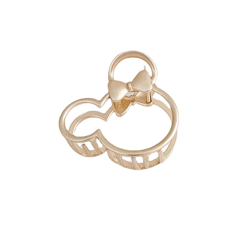 Kẹp tóc kim loại thiết kế đơn giản dễ thương