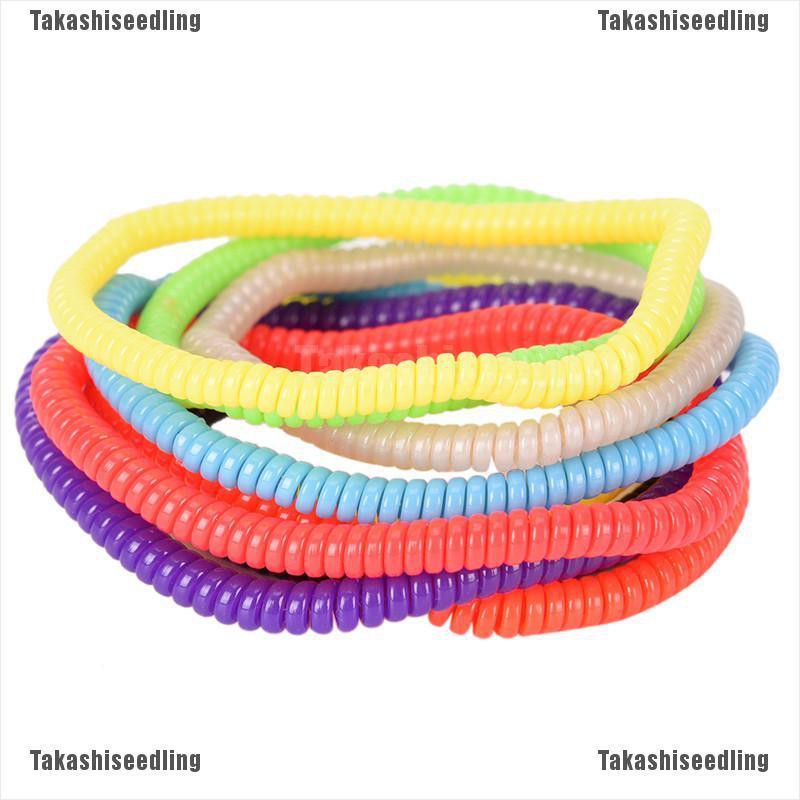 Set 10 dây cột tóc lò xo nhiều màu sắc dễ thương