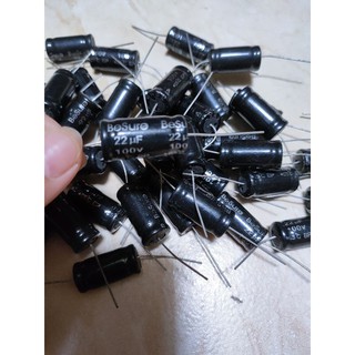 5 Tụ loa 2 đầu 22uf 100v