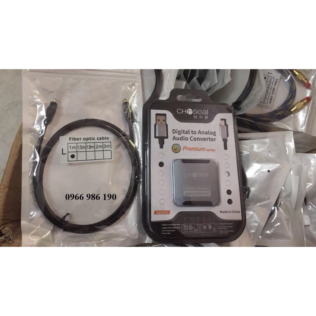 Chuyển quang Choseal tặng kèm dây quang 1m