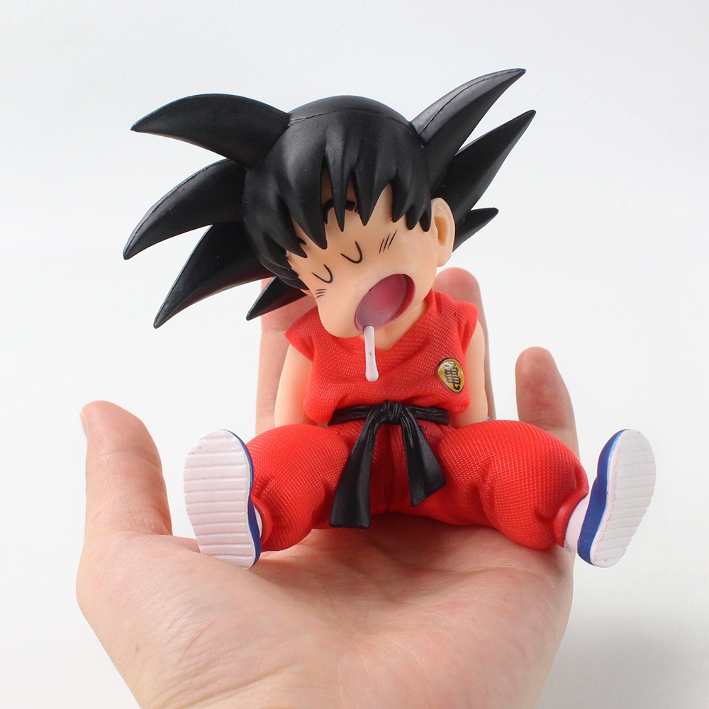 Mô Hình Nhân Vật Son Goku Đang Ngủ Bằng PVC 10cm Trang Trí