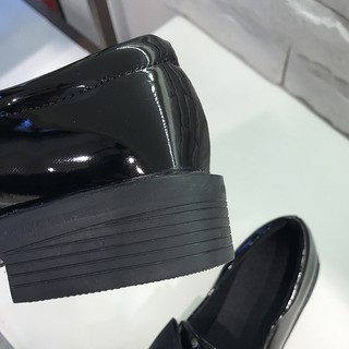 Giày lười đính nơ thời trang - G098