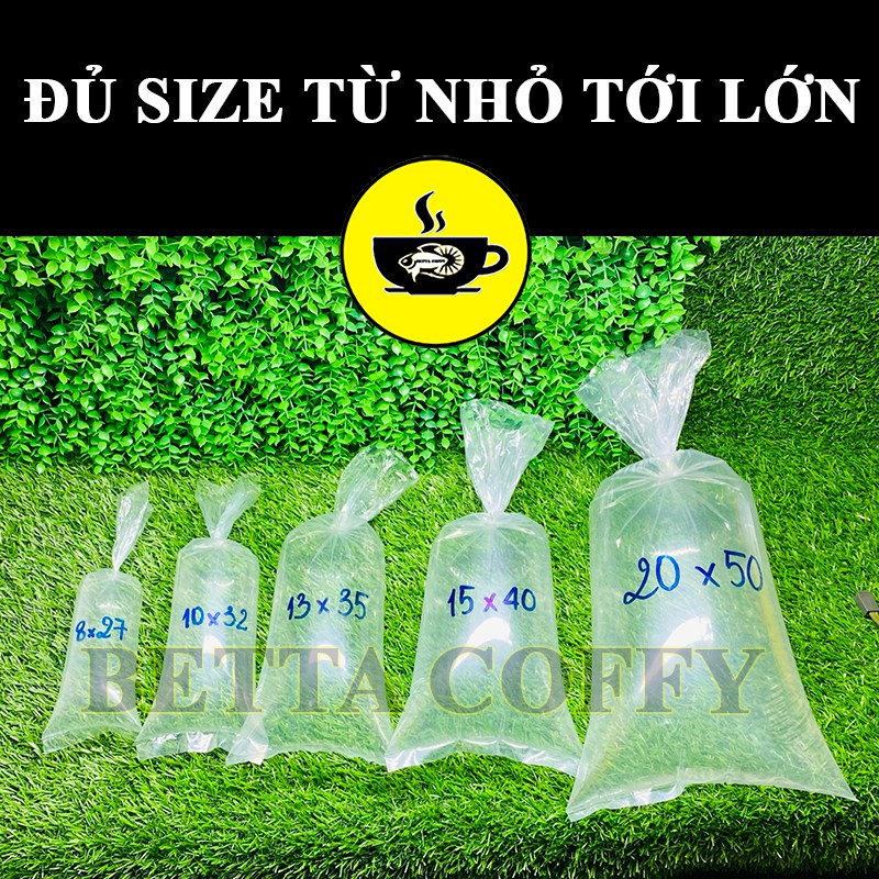 Bọc Nilon đóng cá cảnh - Bịch túi đựng cá betta guppy