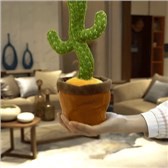 Giá thấp nhất☄♂Dancing Cactus Toy Đồ chơi khiêu vũ điện tử Lắc có bài hát Sang trọng Dễ thương giáo dục mầm non thú vị