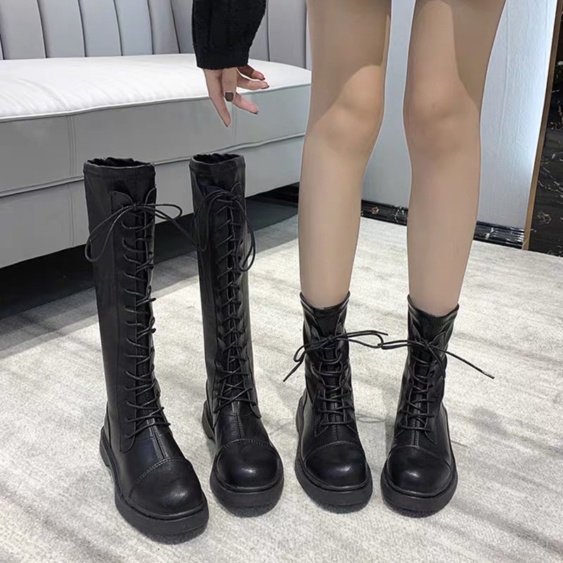 sẵn 🎅🏻 boot da buộc dây| bản đế thấp , giày da | BigBuy360 - bigbuy360.vn