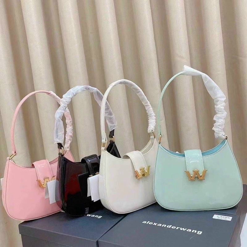 túi kẹp nách nữ ALEXANDER WANG chất da đẹp size 22cm