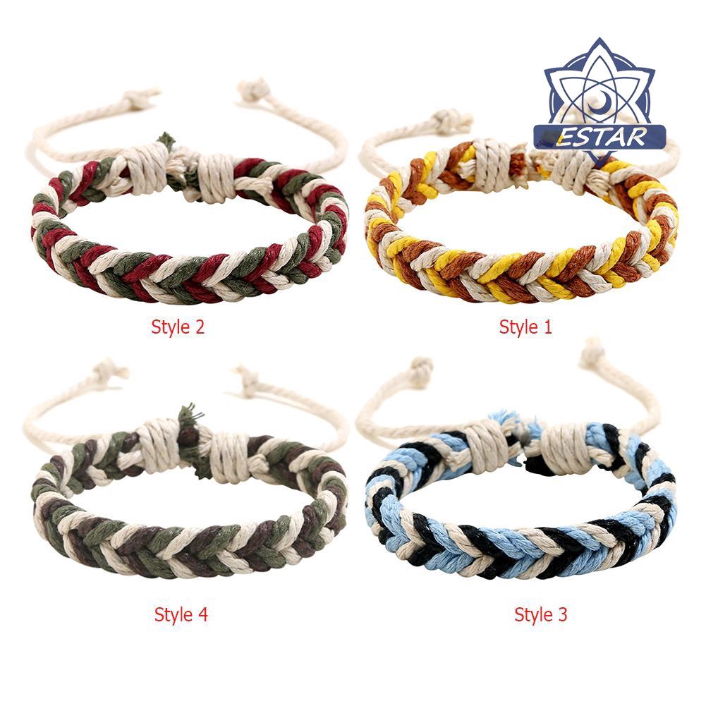 Vòng Tay Dây Đan Họa Tiết Thổ Cẩm Thời Trang | BigBuy360 - bigbuy360.vn
