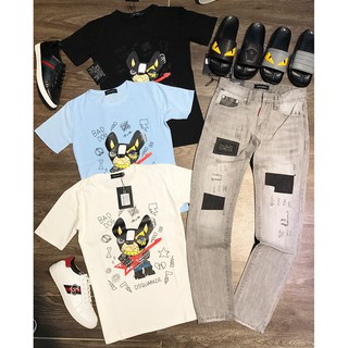 Áo phông nam DSQ chó