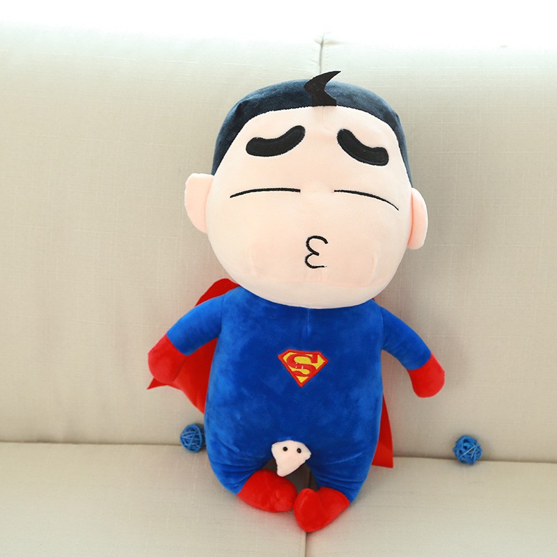 Búp Bê Nhồi Bông Hình Cậu Bé Bút Chì Shin-Chan Captain America Batman Superman Captain America