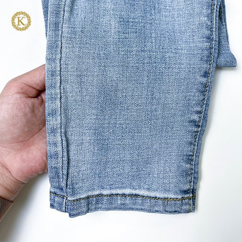 Quần jeans bigsize KIM FASHION, quần dài co giãn nữ lưng cao bigsize KD02-đá size 30-35 từ 55-80kg tùy theo chiều cao