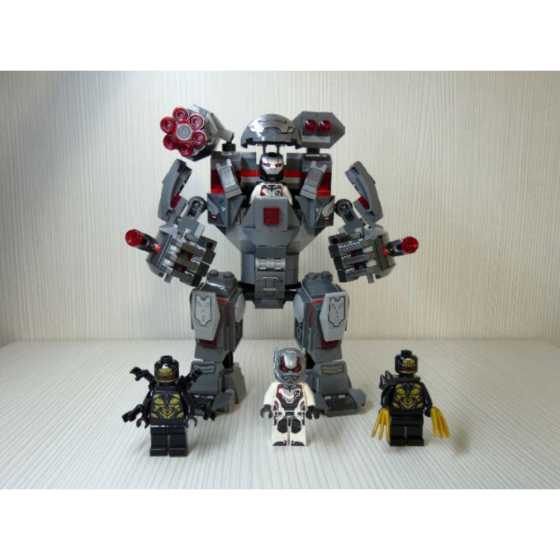 Đồ chơi Lego Avengers Marvel Super Heroes lắp ráp War Machine Hulk Buster Figure, Ant-Man, Iron-Man Minifigure 70100