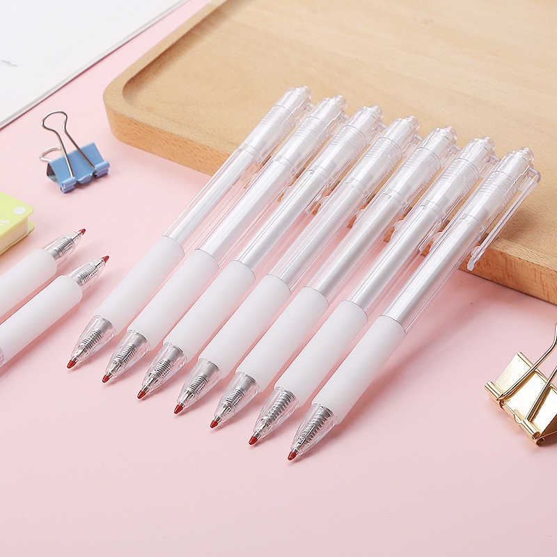 1 Bút Gel Dạng Nhấn Màu Đen Ngòi 0.5mm Đơn Giản Cho Ký Tên/Văn Phòng/Học Sinh